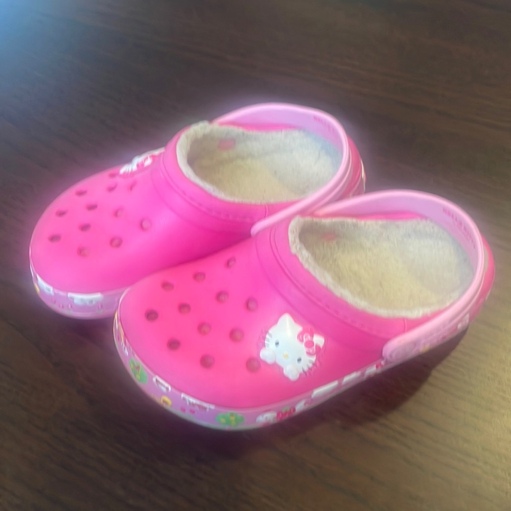 Hello kitty crocs
